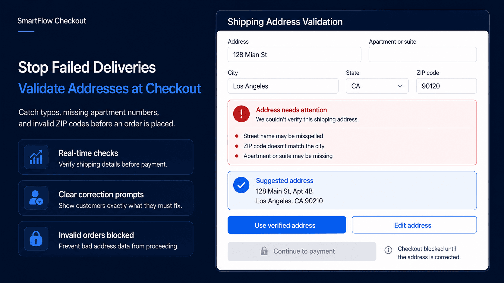 Shopify Address Validation: Catch Shipping Errors Before the Order